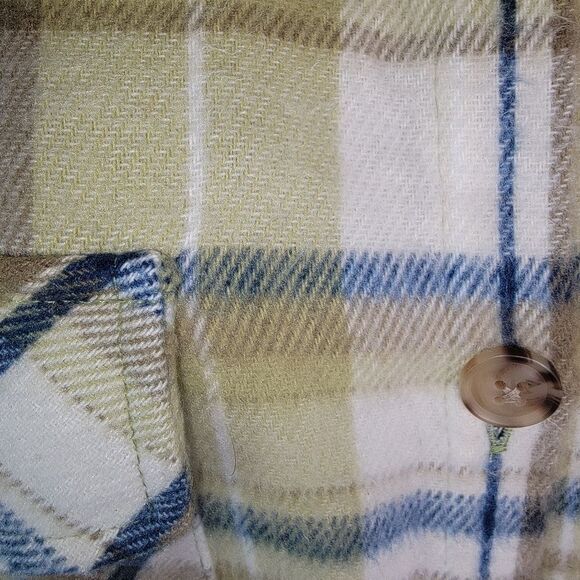 Arizona Plaid Super Soft button up jacket shacket Size XL - Picture 5 of 7